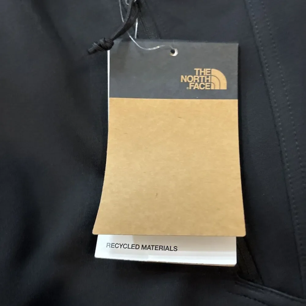 The North Face Windwall Soft Shell Vest Mens Small Black Full Zip NWT NF0A3LGZ